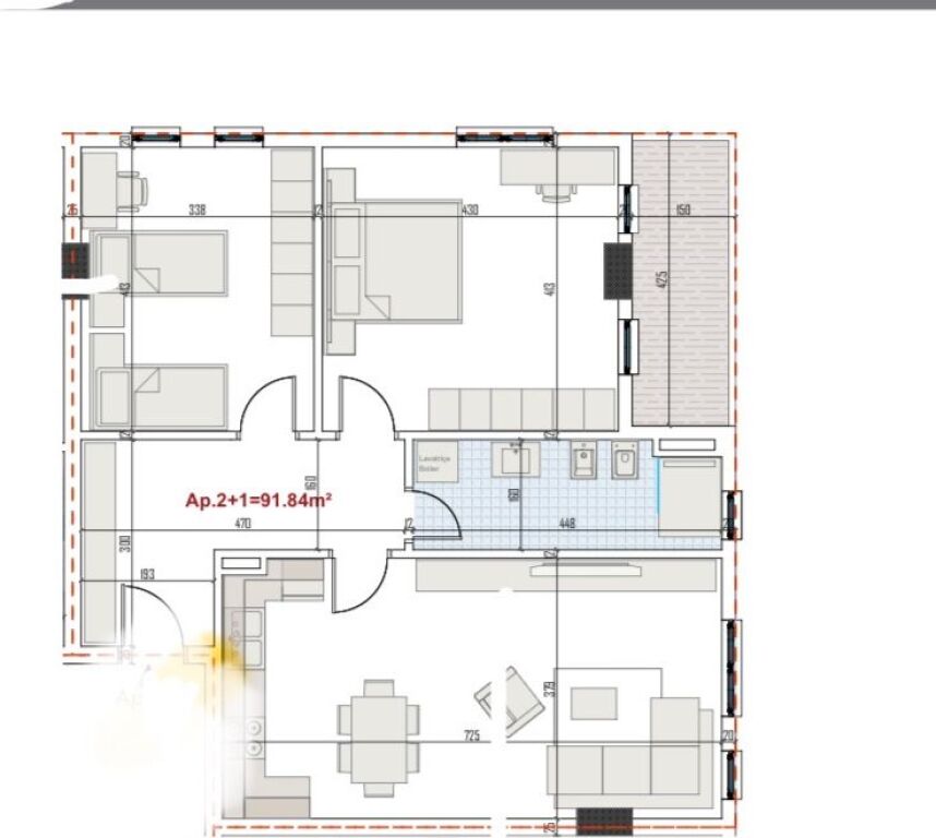 Ringside Kati I fundit 7 Shitet Apartament 2+1