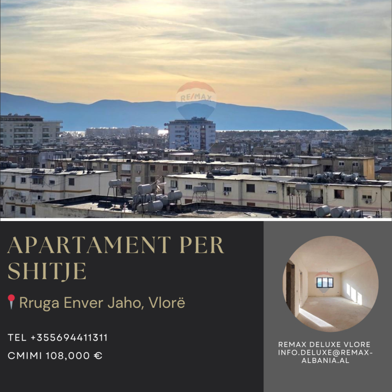 🏡 Apartament 1+1 për shitje – Transballkanike, Vlorë