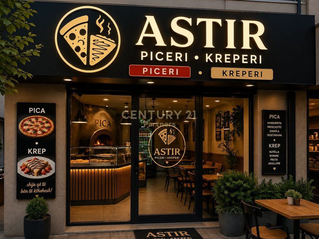 Mundësi Ideale Investimi: Piceri-Kreperi në Shitje në Astir, Lokacion Strategjik