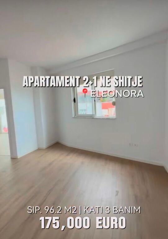 Shesim apartament 2+1 te Eleonora te Kodra e Diellit
