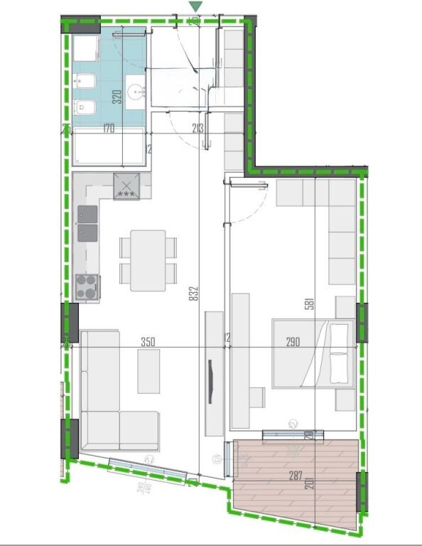 Vendesi in vendita Appartamento 1+1 Economico, Arden Hill - Paskuqan