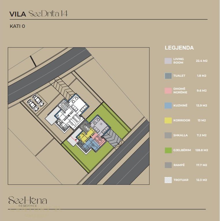 Vilë Moderne për Shitje në See Hena, Mjull Bathore