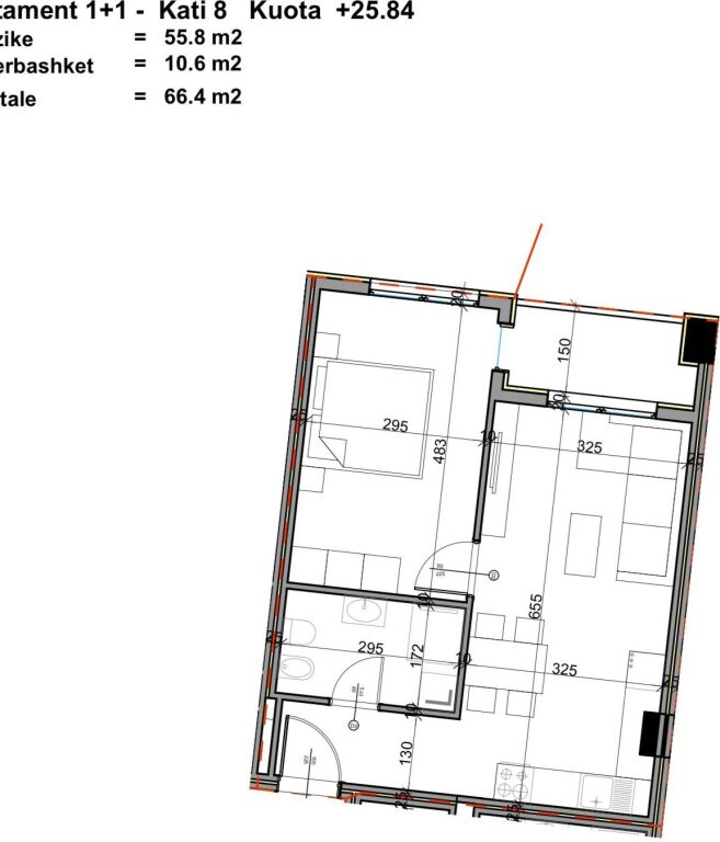 SHITET 1+1 , ALUNA KOMPLEX . 79,680€