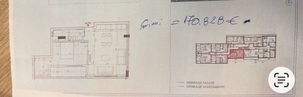 APARTAMENT 1+1 PËR shitje NE DON BOSKO