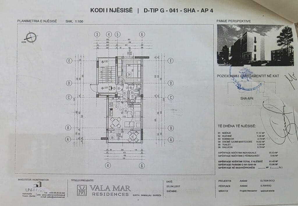1+1 apartment for sale in Valamar, Lalëz Bay