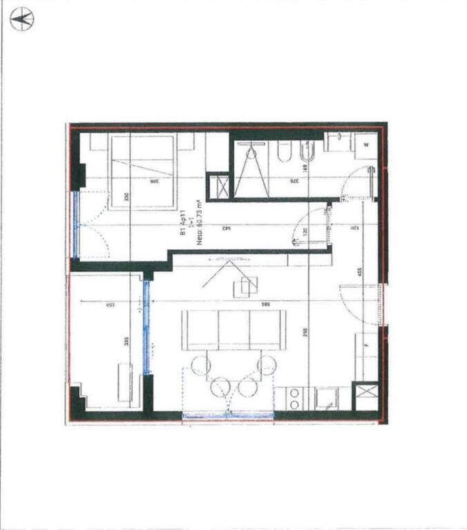 Apartament 1+1 per shitje ne Drimadhe