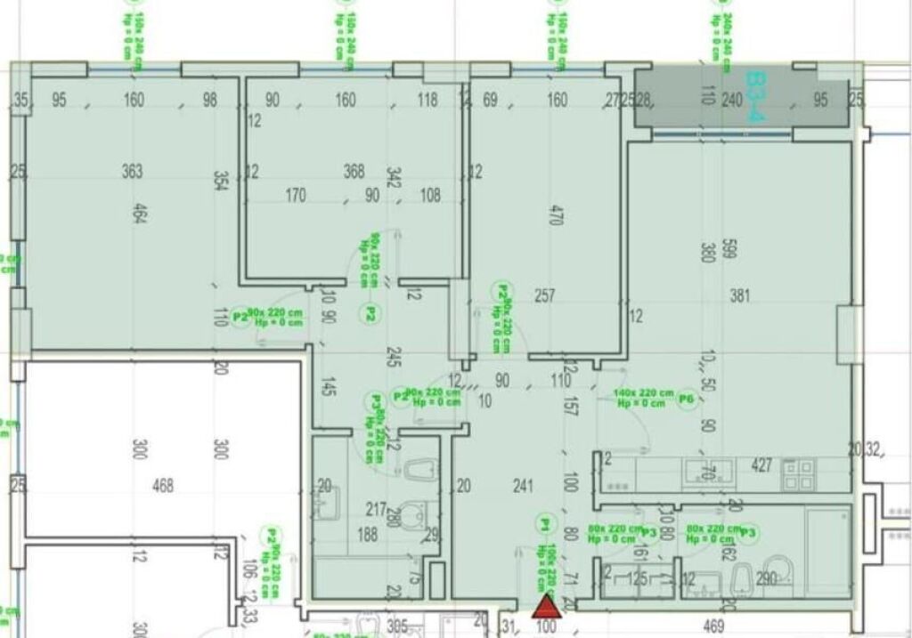 Porcelan 3 Shitet Apartament 3+1+2