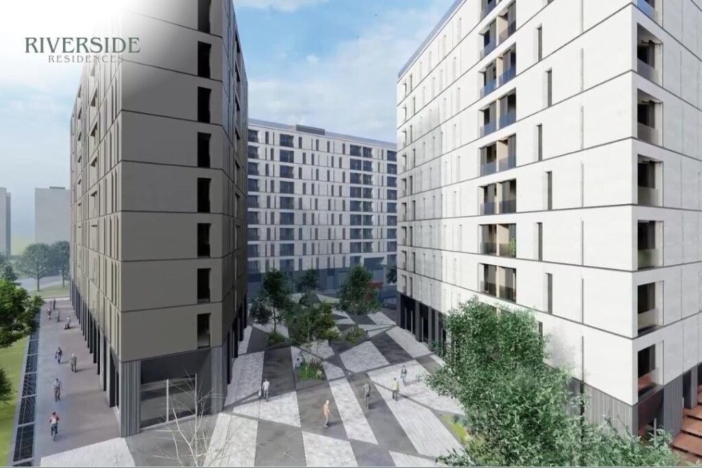 APARTAMENT NË SHITJE 2+1+2 TE Riverside Residence (Ish Parku)**