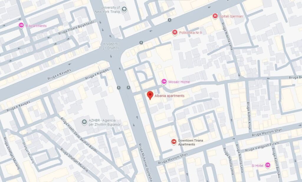 SHITET APARTAMENT 3+1+2 - TIRANE, 21-DHJETORI