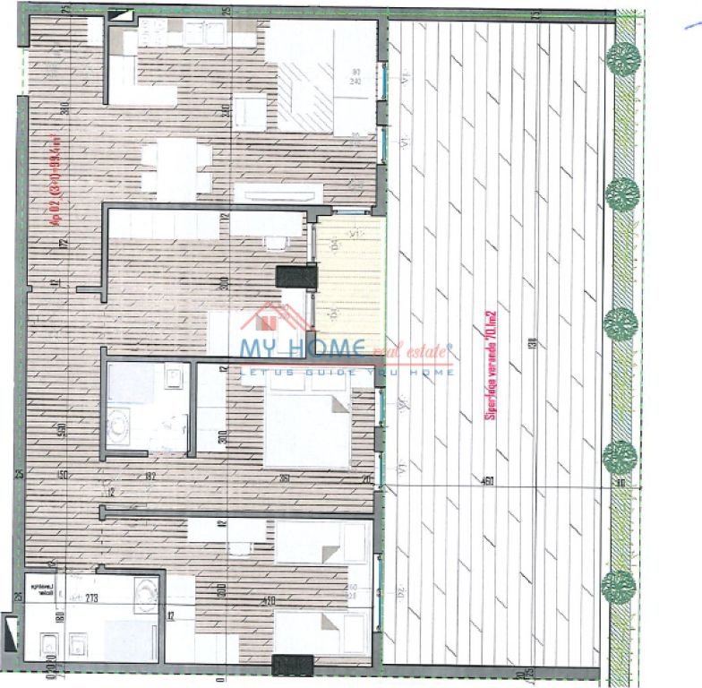 Apartment 3+1 for Sale at Univers City in Tirana