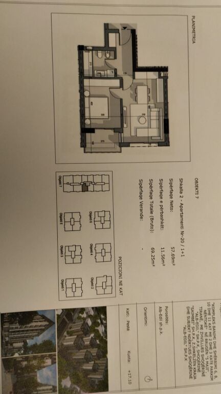 SHITET APARTAMENT 1+1 - RR. 5 MAJI, TIRANE