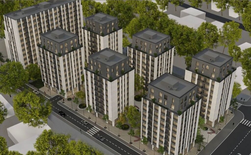 SHITET APARTAMENT 1+1 - KOMPLEKSI AJKA, RR. 5 MAJI, TIRANE