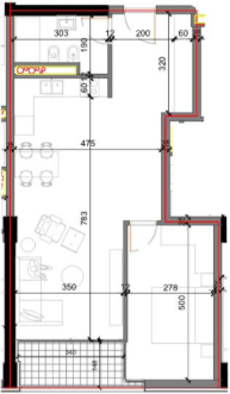 SHITET APARTAMENT 1+1 – Forest Residence, Shkozë