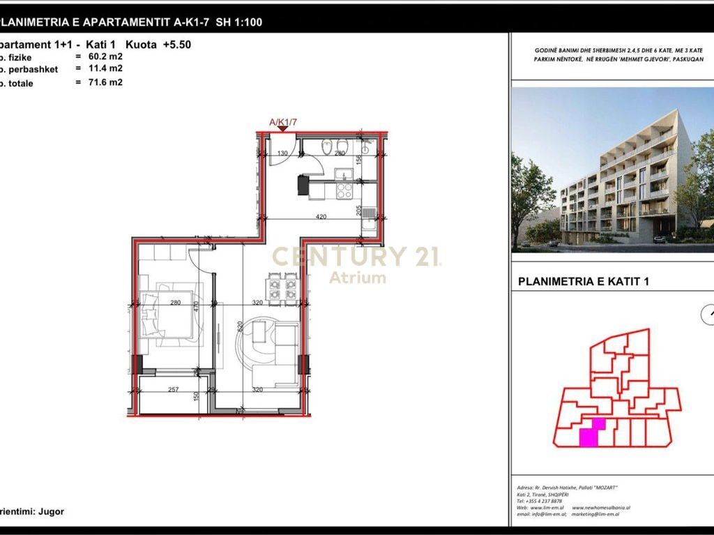 FOR SALE 1+1 APARTMENT AT ALUNA 5 COMPLEX, PASKUQAN!