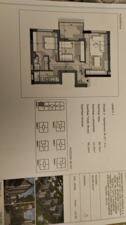 APPARTAMENTO 2+1 +2 IN VENDITA - VIA 5 MAJI, TIRANA