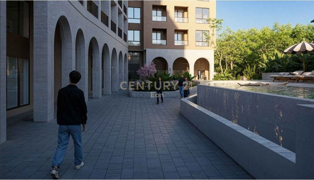 1+1 NЁ KOMPLEKSIN GRAND MARINA RESIDENCE ME PISHINЁ TEK MALI I ROBIT !