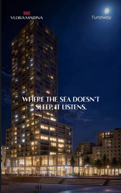 This apartment in Vlora Marina represents an investment in one of the most elite projects on the Albanian coast.
