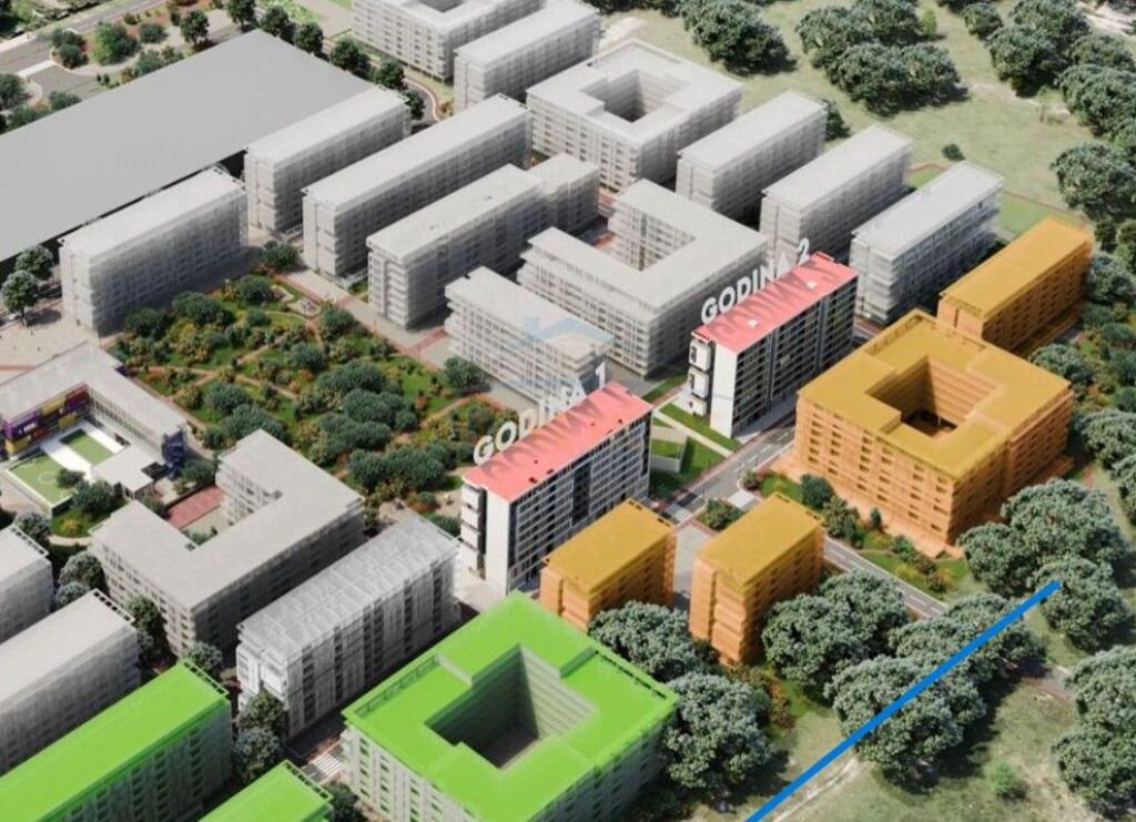 Shitet , Apartament 2+1+ 2, Univers City,  QTU, Tirane.
