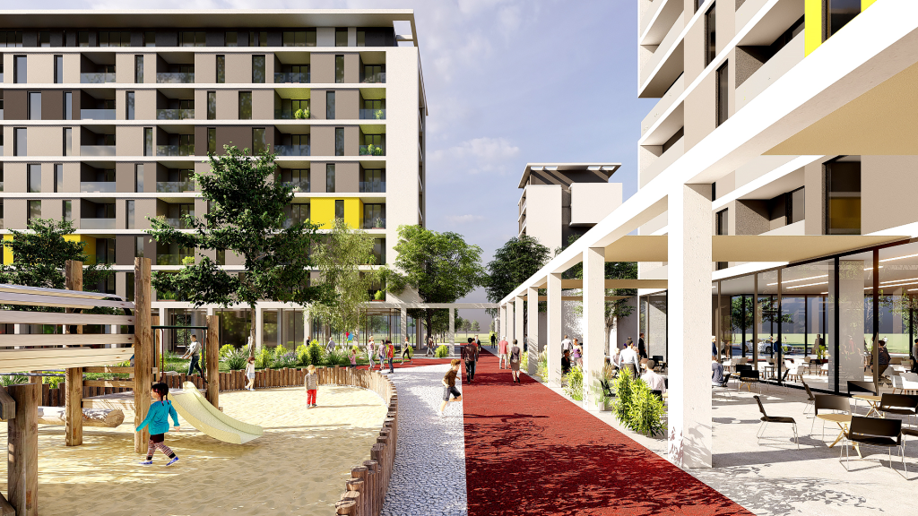 Shitet , Apartament 2+1+ 2, Univers City,  QTU, Tirane.