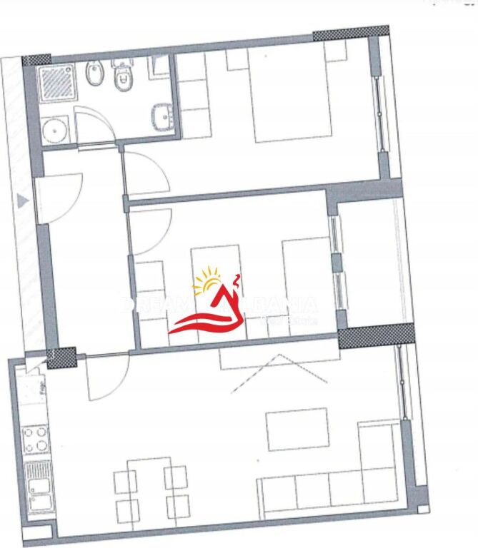 Apartment\office 2+1 for rent at 5 Maji near the roundabout (ID 42215538)