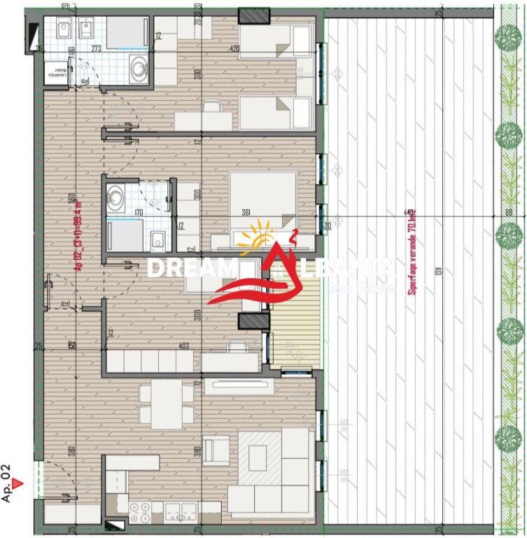 Apartament 3+1+2 Ne Shitje Te Univers City (ID 4131501)