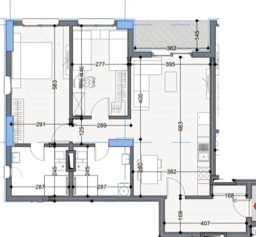 🏢 Appartamento 2+1 in Vendita – Belfiore Residence 2, Paskuqan