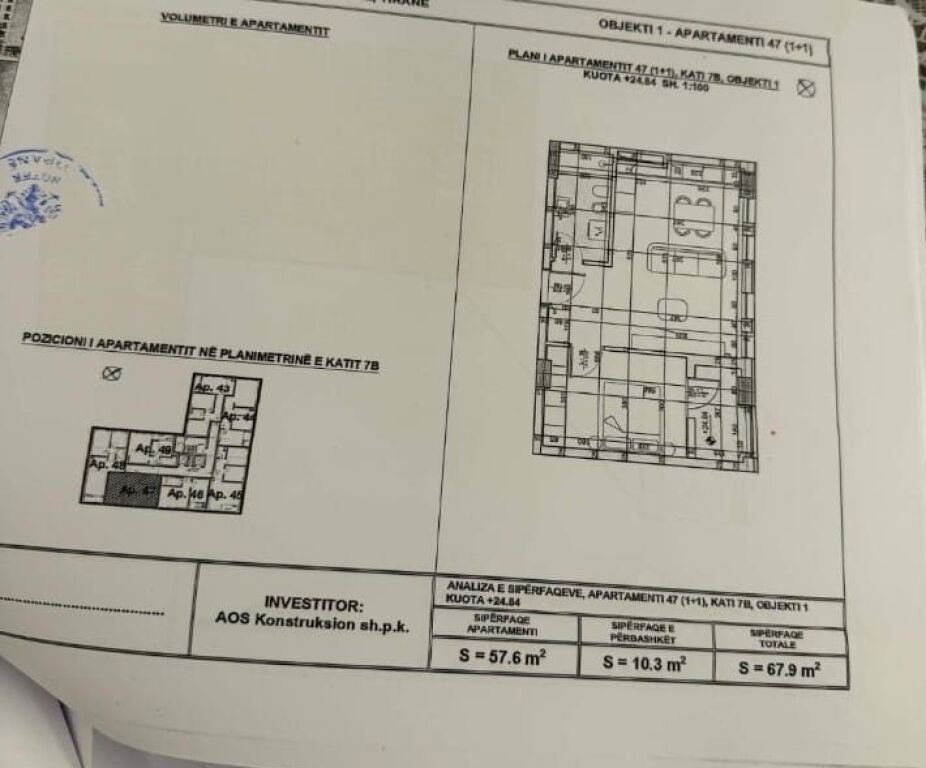 🏡 Appartamento 1+1 in Vendita – Astir (di fronte a Vila L)