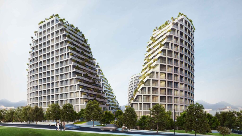 Office 3+1+ Parking For Rent in Lake View 2,000 € /Month