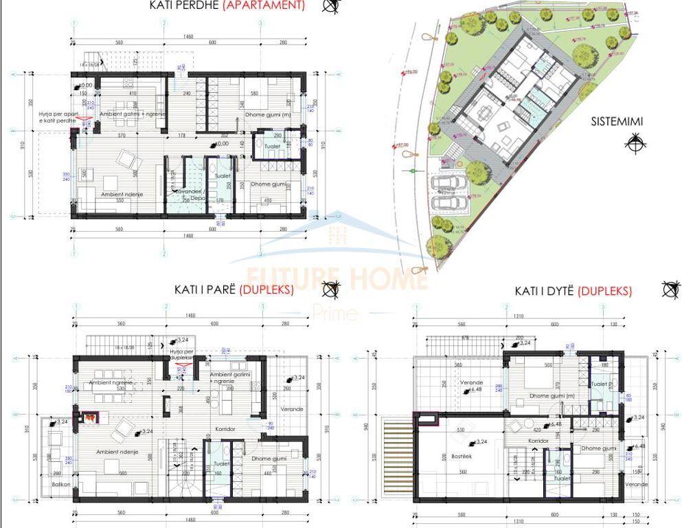 Shitet , Apartament  Duplex ,Hekla Residence, Farke e Vogel , Tirane
