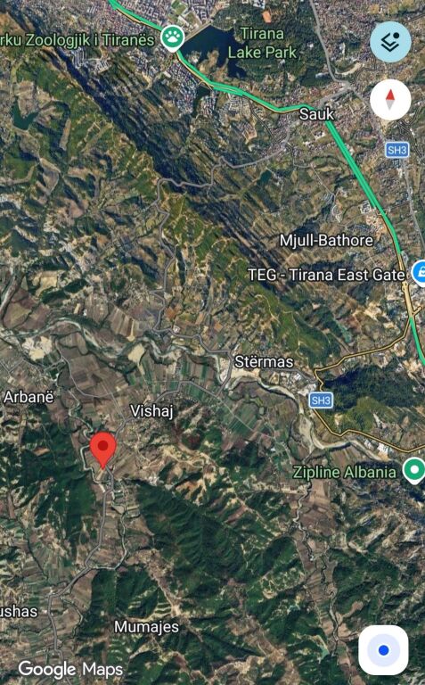 TERRENO IN VENDITA 7000 M2 - Vishnje, Tirane