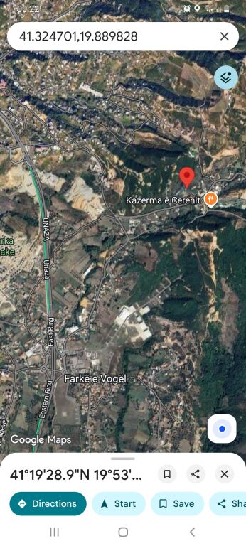 SHITET TOKE 3100 M2 - Kazerma e Cerenit, Tirane