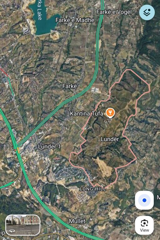 LAND FOR SALE 14,000 M2 - Lunder, Tirana