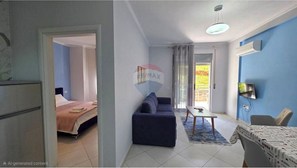 Super Opportunity Apartment 1+1 for sale in Uji i Ftohtë, near Tiku &amp; Mato, Vlorë