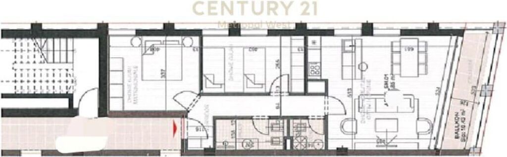 Apartment 2+1 for sale at Vlora Marine!