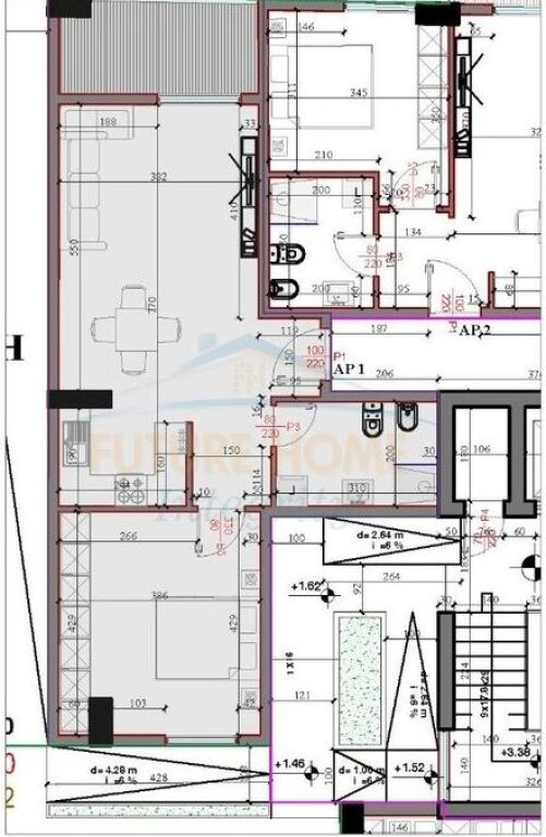 In vendita, Appartamento 1+1, Residenza Kodra e Liqenit, Paskuqan, Tirana.