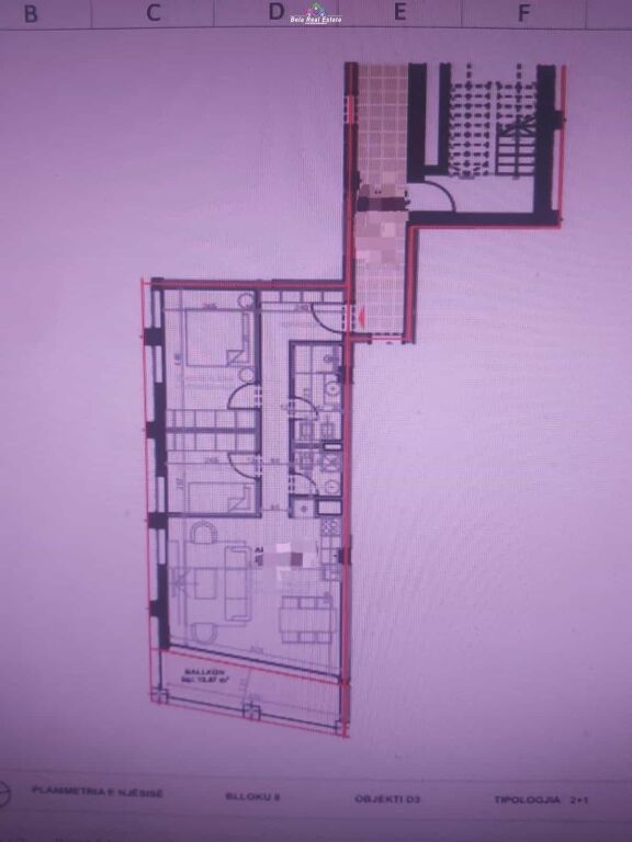 Apartament Ne Shitje 2+1 Tek Vlora – Marine (ID BVL24) Vlore