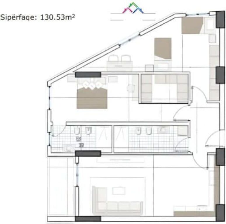 Apartment For Sale 2+1 In Paskuqan (ID B120855) Tirane