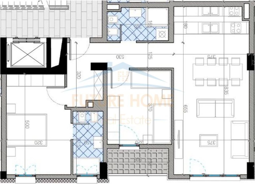 Apartment 2+1+2 for sale, Trio Towers, Don Bosko