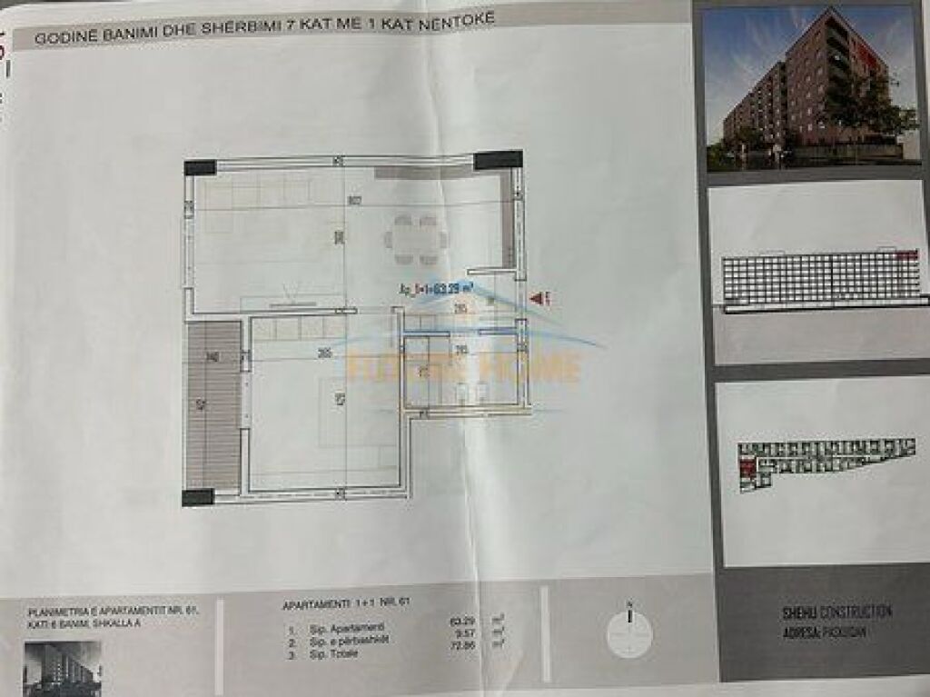 For sale, Apartment 1+1, Majestic Residence, Paskuqan, Tirana