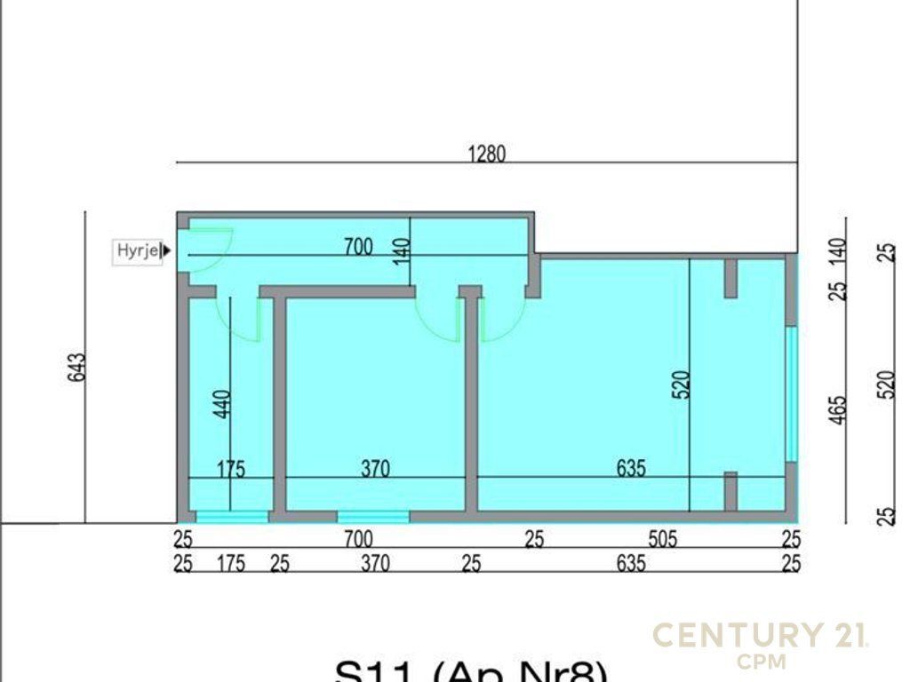 Appartamento 1+1 In Vendita Al Nuovo Boulevard! 111,400 € Superficie Totale  80m2  Superficie Interna  77m2