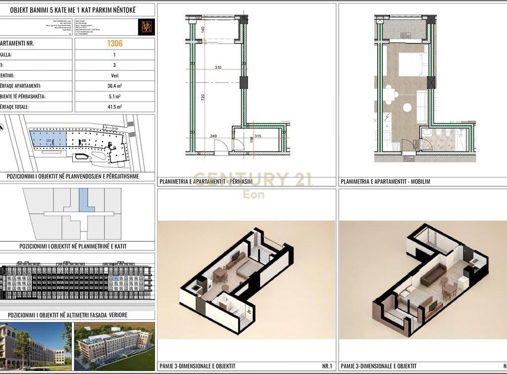 STUDIO IN THE GRAND MARINA RESIDENCE COMPLEX WITH A POOL NEAR MALI I ROBIT !