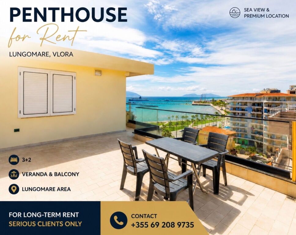 Penthouse for Rent Lungomare