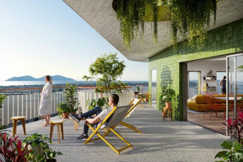 Apartament për shitje Vlorë Shqipëri 500 metra larg detit, Ndërtesë e re