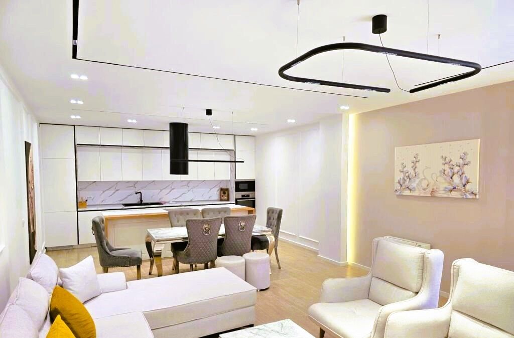 APARTAMENT LUKSOZ 2+1+2 POSTE PARKIMI TEK LIQENI I THATE!