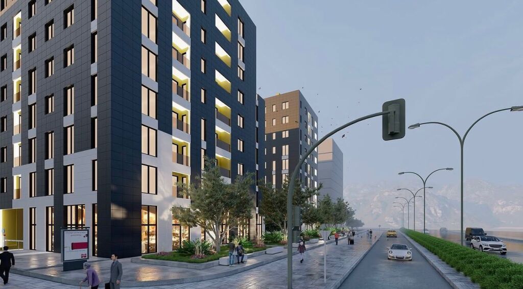😲 Shitet AP: 2+1+1Wc &amp; Ballkon📍(Ish Shqiponja ) 🔵 Kompleksi Tirana Entry III 🔵85 m² 🔆 119K 🔥 Planimetri Jug - Perëndim 💥