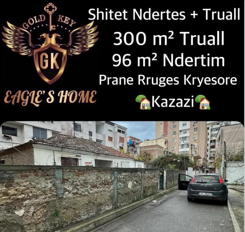 Shitet Shtepi Private• 300 m² Truall • 96 m² Ndertim🏡Kazazi🏡