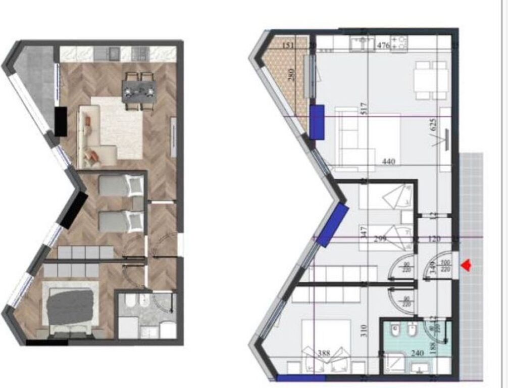 🔥 OKAZION – VETËM PËR 10 DITË! 🔥🏡 Apartament 2+1 në shitje te Colonnade Residence Prane Zogut Te Zi
