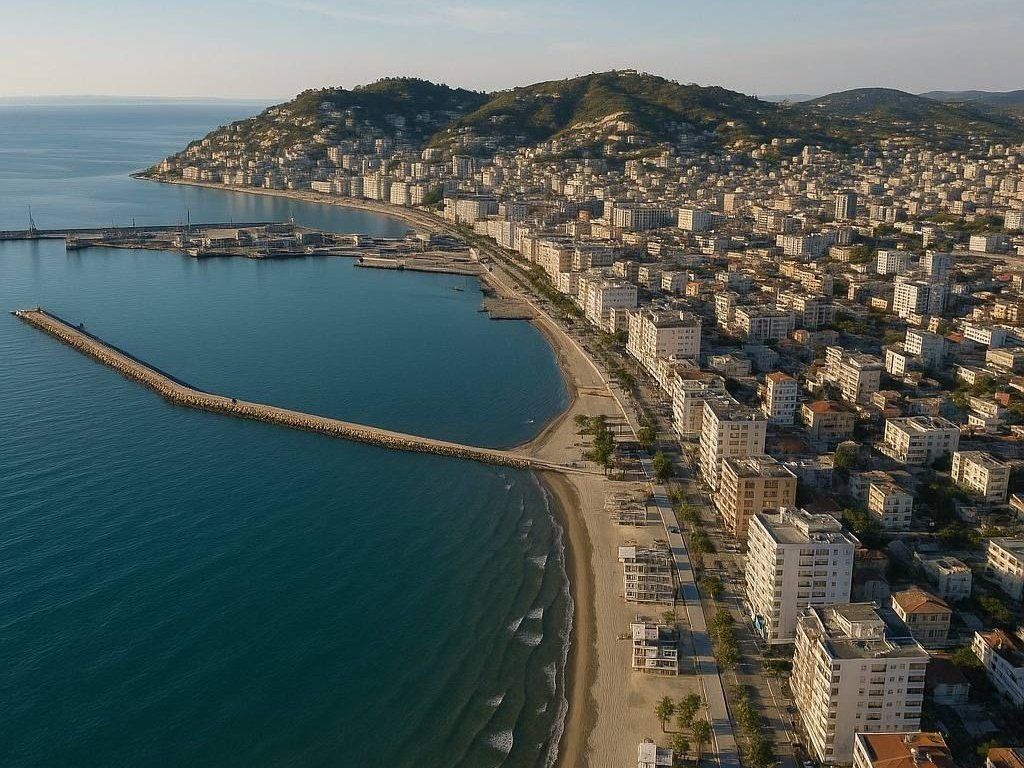 SHITET APARTAMENT 1+1 NE DURRES PLAZH