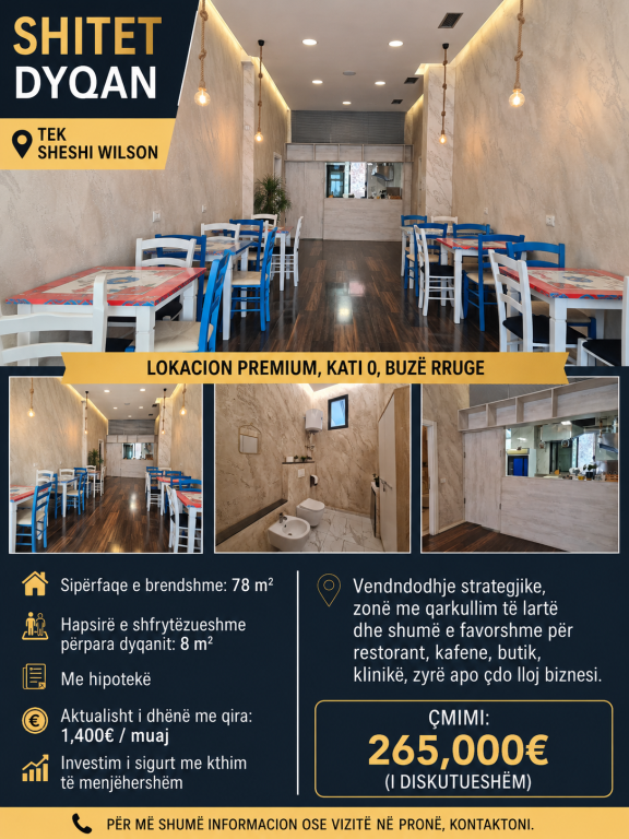 SHOP FOR SALE AT WILSON SQUARE – PREMIUM LOCATION, GROUND FLOOR, STREET FRONT