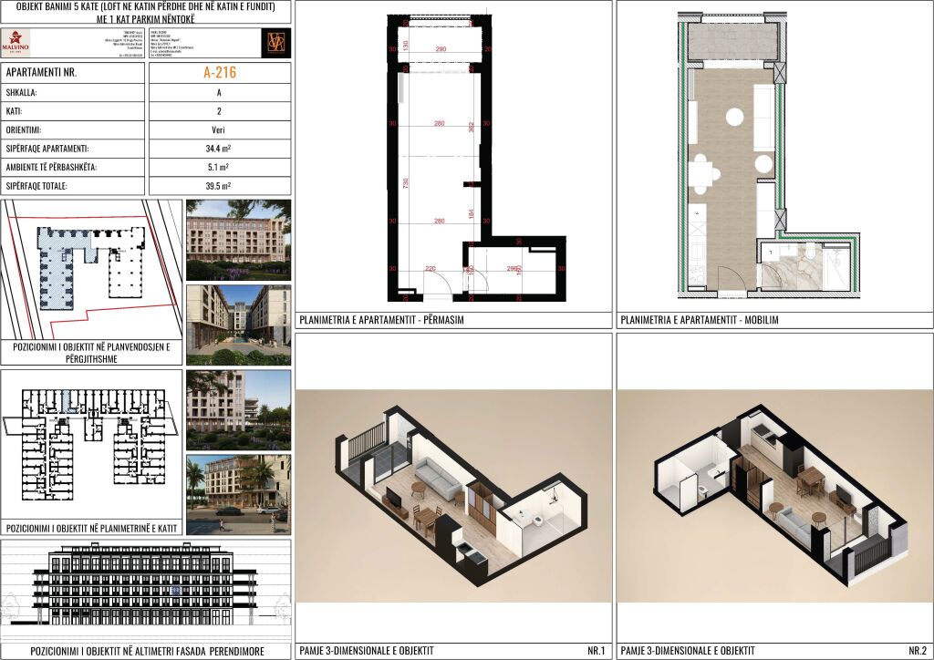 MIDDAL RESIDENCE, REZERVO TANI, PROJEKT I RI NË MALI I ROBIT !!